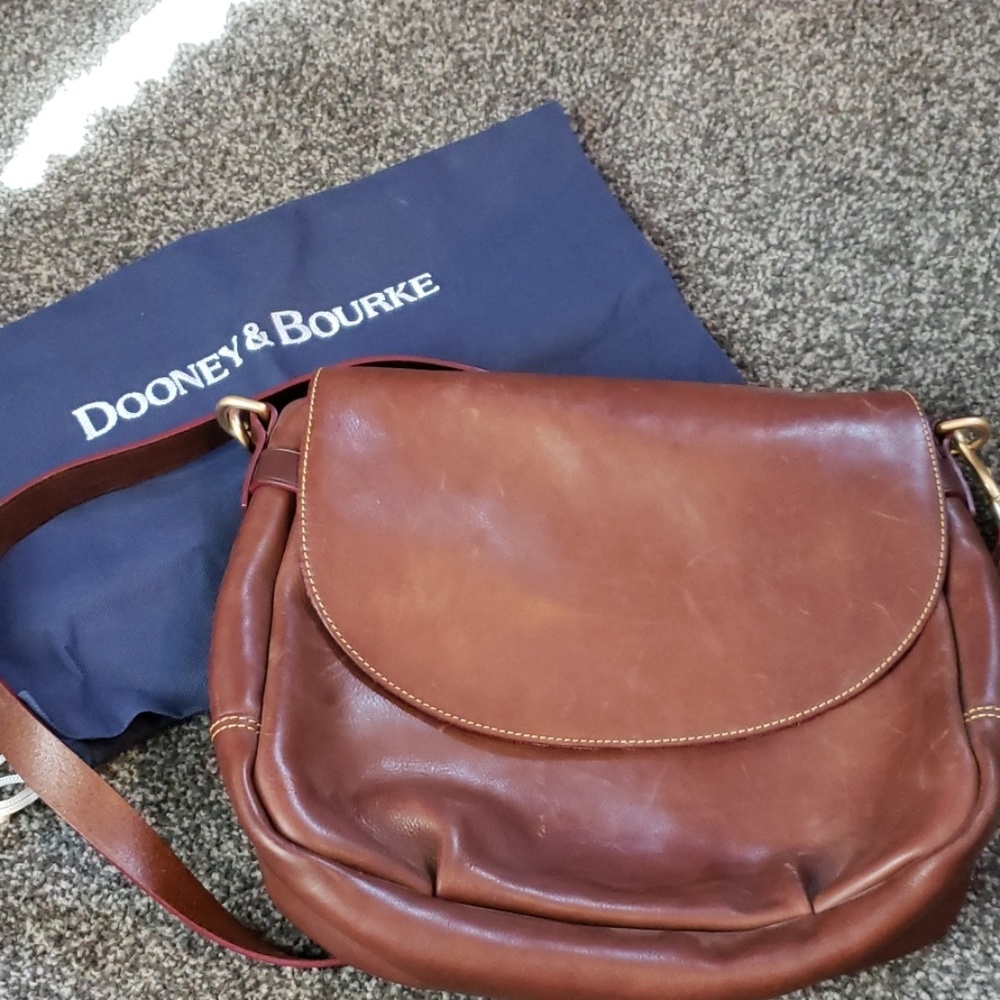 Dooney & Bourke leather mailbag